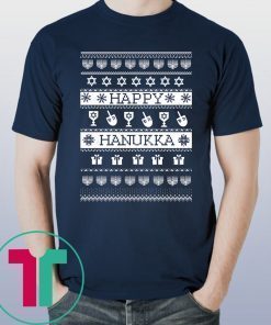 Happy Hanukkah Ugly Christmas Shirt