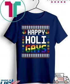 Happy Holi Gays Christmas T-Shirt