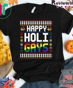 Happy Holi Gays Christmas T-Shirt
