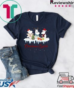 Hippopotamus christmas spirit Shirt