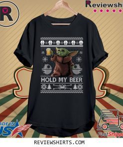 Hold My Beer Baby Yoda Christmas Shirt
