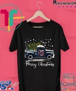 Houston Texans pickup truck Merry Christmas shirt