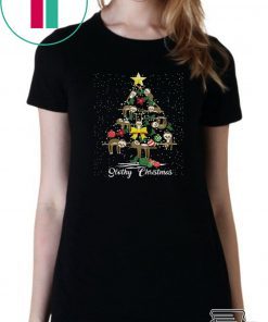 I LOVE SLOTHY CHRISTMAS TREE SHIRT