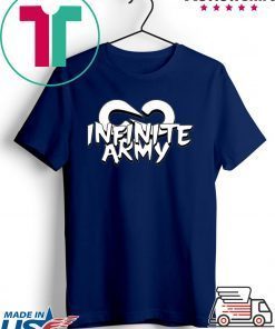 Infinite lists merch INFINITE LISTS INFINITE ARMY GARNET TEE Shirt
