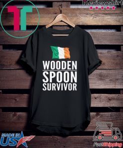 Ireland Flag Wooden Spoon Survivor Shirt
