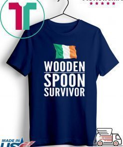 Ireland Flag Wooden Spoon Survivor Shirt