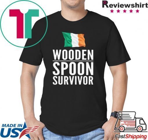 Ireland Flag Wooden Spoon Survivor Shirt