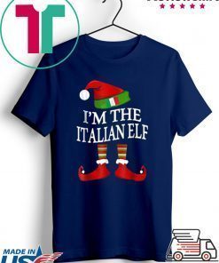 I’m The Italian Elf Matching Group Family Christmas shirt