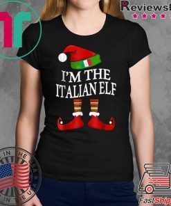 I’m The Italian Elf Matching Group Family Christmas shirt