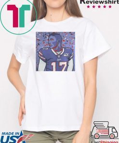 JOSH ALLEN NO17 BUFFALO BILLS ART SHIRT