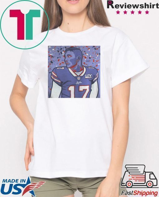 JOSH ALLEN NO17 BUFFALO BILLS ART SHIRT