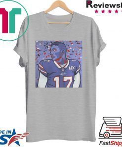 JOSH ALLEN NO17 BUFFALO BILLS ART SHIRT