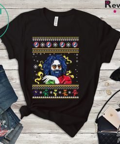 Jerry Garcia Grateful Dead Dancing Bears Christmas T-Shirt