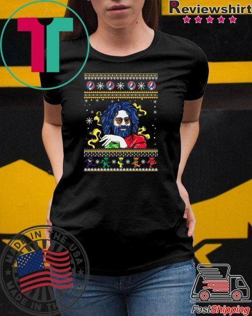 Jerry Garcia Grateful Dead Dancing Bears Christmas T-Shirt