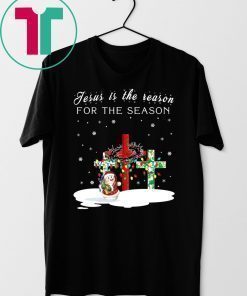 Jesus Is The Reason For The Season Snowman Christmas Shirt