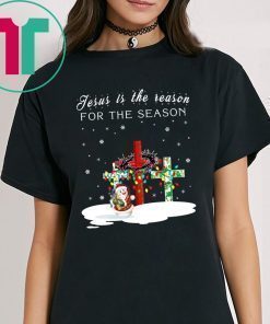 Jesus Is The Reason For The Season Snowman Christmas Shirt