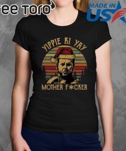 Vintage John Mcclane Yippee Ki Yay Mother Fucker Shirt