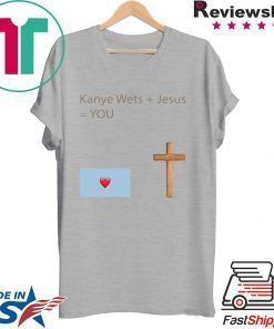 Kanye West Jesus You Cross Heart Shirt