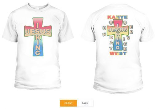 Kanye Wests Jesus Is King Awge For Jik Cross Shirt