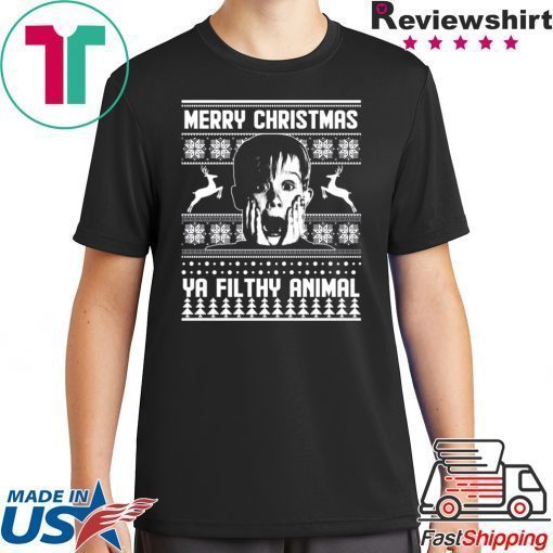 Kevin Mccallister Merry Christmas Ya Filthy Animal Christmas T-Shirt