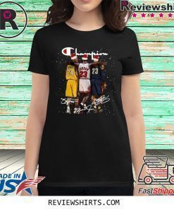 Kobe Bryant Michael Jordan and LeBron James Santa Christmas Shirt