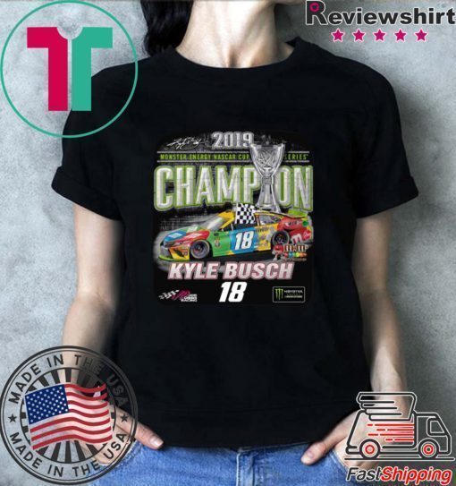 Kyle Busch 2019 Monster Energy NASCAR Cup Series Champion Shirt