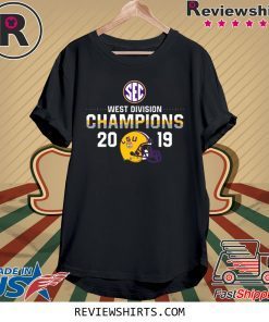 LSU Tigers 2019 SEC West Football Division Champions Shirt