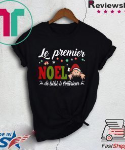 Le Premier Noel De Bébé À L’interieur Shirt