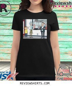 Let's Talk Over Here Shirt Rick and Morty And Elon Musk