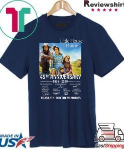 Little House On The Prairie 45th Anniversary Thank You For The Memories Shirt