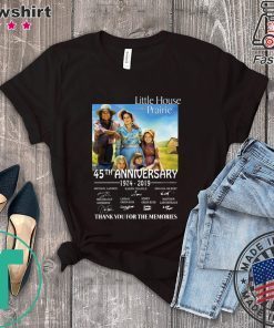 Little House On The Prairie 45th Anniversary Thank You For The Memories Shirt