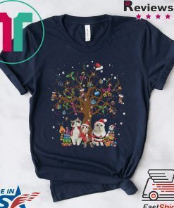 MEOWY MERRY CHRISTMAS CATS CHRISTMAS TREE SHIRT