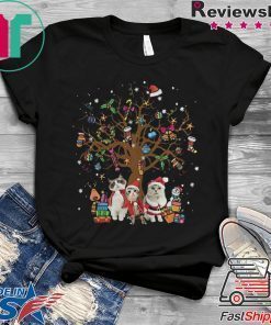 MEOWY MERRY CHRISTMAS CATS CHRISTMAS TREE SHIRT