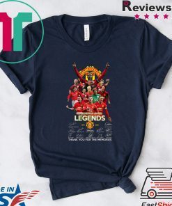 Manchester united legend 1878 2020 thank you for the memories signatures shirt