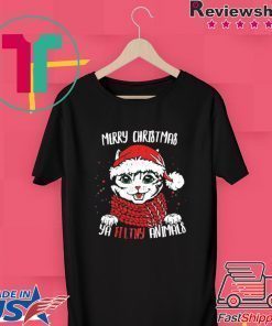 Merry Christmas Ya Filthy Animals Cat Christmas shirt