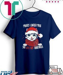 Merry Christmas Ya Filthy Animals Cat Christmas shirt