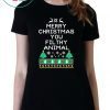 Merry Christmas you filthy animal funny ugly Christmas Shirt