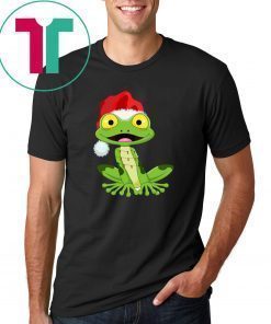 Merry and Bright Frog Merry And Bright Christmas Xmas Shirt