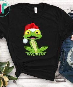 Merry and Bright Frog Merry And Bright Christmas Xmas Shirt