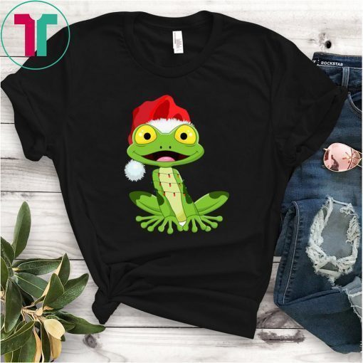 Merry and Bright Frog Merry And Bright Christmas Xmas Shirt