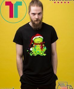 Merry and bright Frog Merry And Bright Christmas shirt