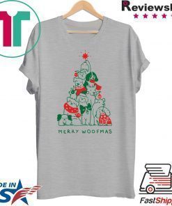 Merry woofmas T shirt