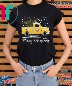 Minnesota Vikings pickup truck Merry Christmas shirt