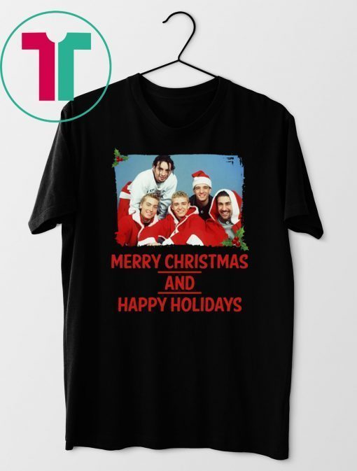 NSYNC Merry Christmas And Happy Holidays Shirts