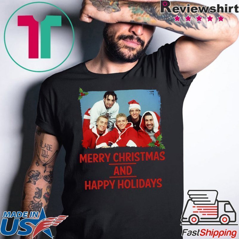 Nsync Merry Christmas And Happy Holidays Shirt Reviewshirts Office