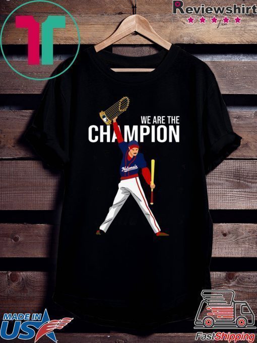 Nationals Freddie Mercury We Are The Champions Shirt