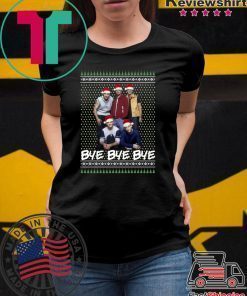 Nsync Bye Bye Bye Ugly Christmas Tee Shirt