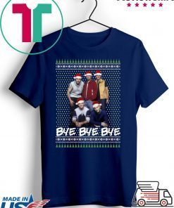 Nsync Bye Bye Bye Ugly Christmas Tee Shirt