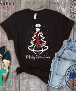 Nurse Stethoscope Christmas tree T-Shirt