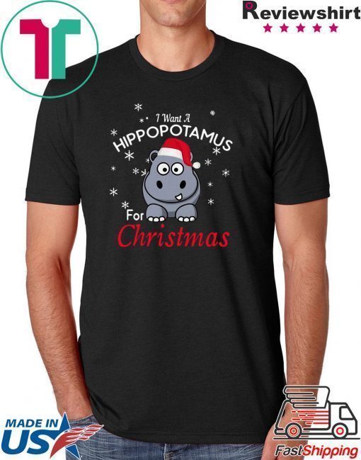 Official I Want A Hippopotamus For Christmas Shirt